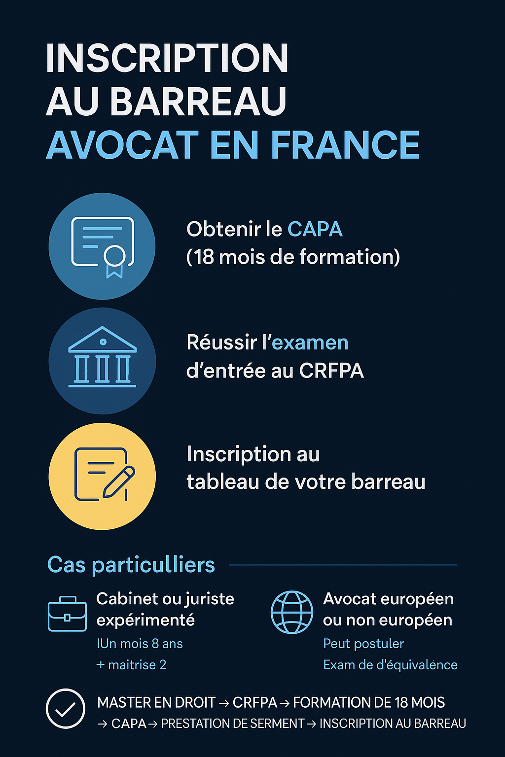 Inscription au barreau d’avocat : guide complet pour devenir avocat