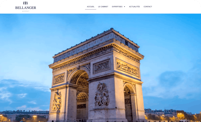 Bellanger Avocat - Création site internet Avocat - Agence Opale